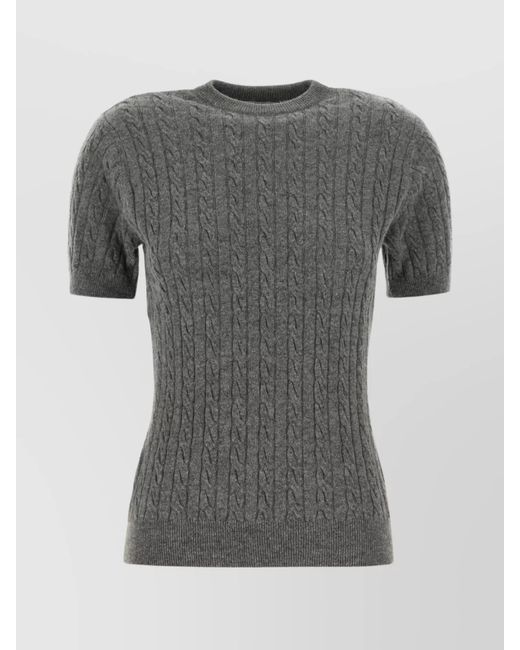 GIMAGUAS Gray Cashmere Blend Sweater