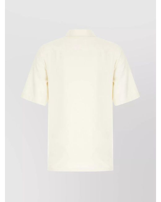 Jil Sander White Wool Shirt for men