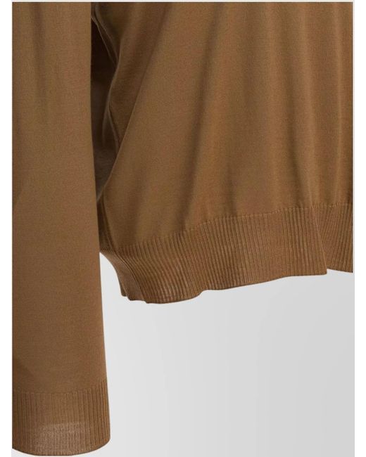McQueen Brown Wool Jumper for men
