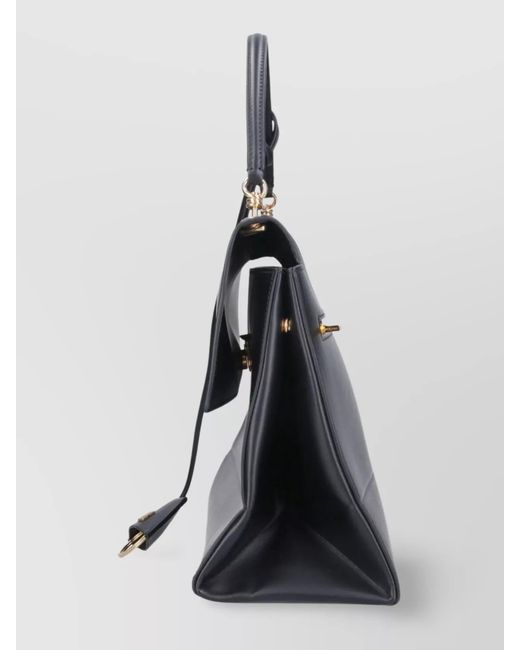 Balenciaga Black Shopping Nano Leather Tote Bag