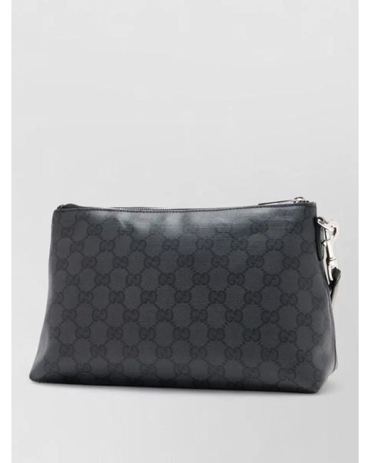 Gucci Black Leather Pouch for men