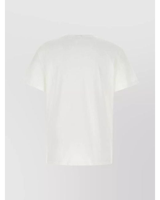 McQueen White Regular-Fit Skull-Print T-Shirt for men