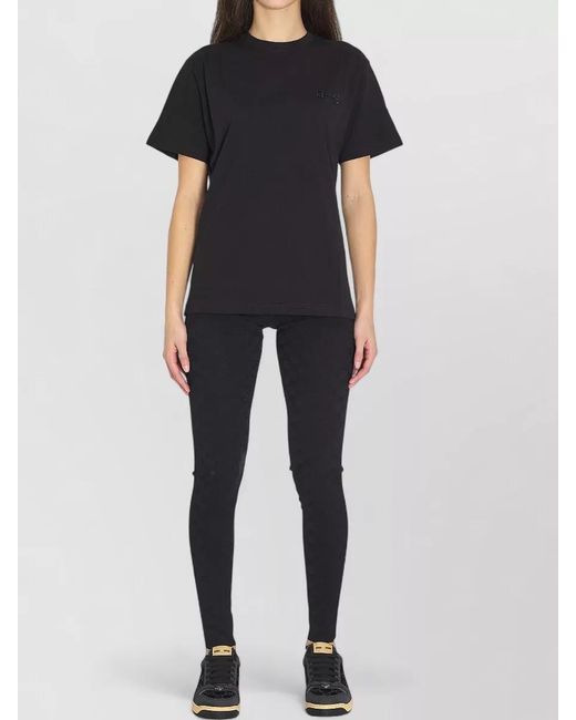 Gucci Blue Cotton Embroidered Regular-Fit Short-Sleeve T-Shirt