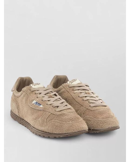 Autry Natural Leather Low-Top Sneakers for men