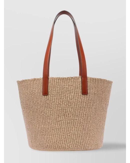 Chloé Brown Woody Large Tote Bag