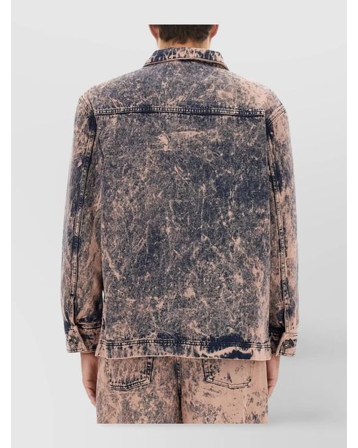 Etudes Studio Multicolor Denim Regular-Fit Shirt Jacket for men