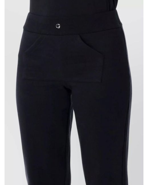 Coperni Blue Organic Cotton Low-Rise Flared Jogging Trousers for men