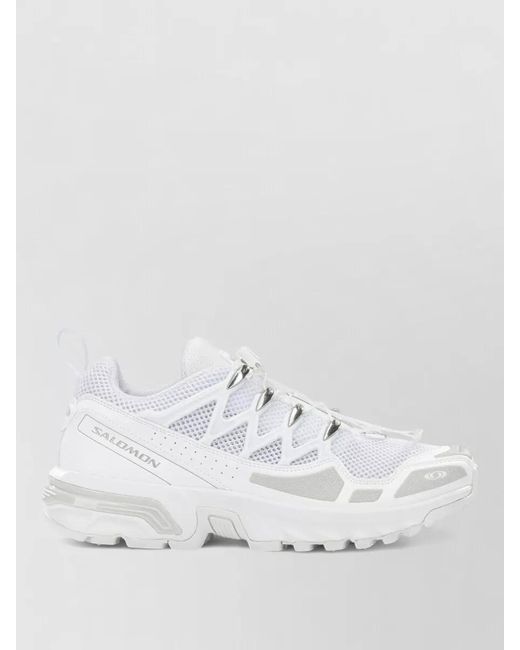 Salomon White Synthetic Acs+Og Low-Top Sneakers for men