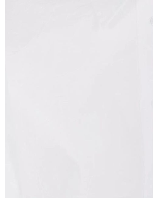 Rohe White Tailored Poplin Shirt Long Sleeve Collar