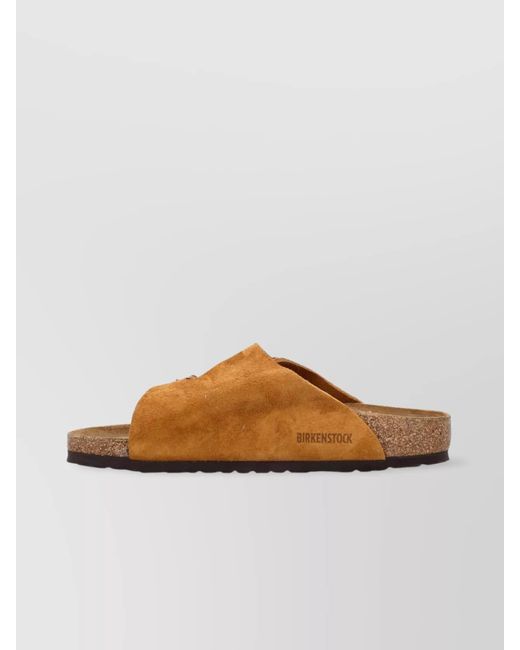 Birkenstock Brown Suede Leather Sandals