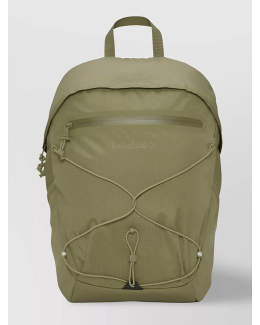 Timberland Green Straps Adjustable Backpacks Front Zipper Pocket for men