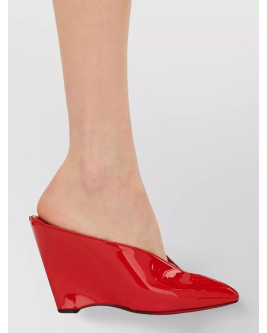 Ferragamo Red Wedges
