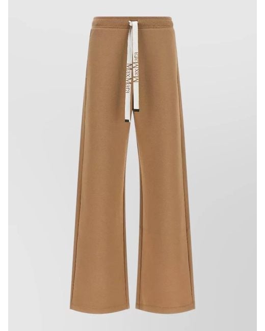 Max Mara Natural Bali Drawstring Loungewear Pants