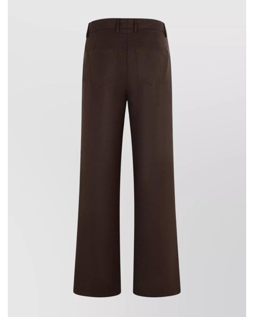 Séfr Brown Wide-Leg Trousers for men