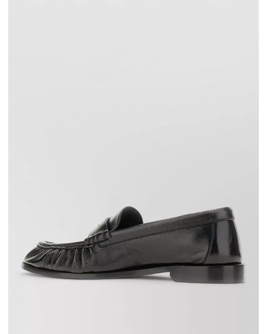 Saint Laurent Multicolor Leather Loafers Smooth Finish Ruffled Detailing for men