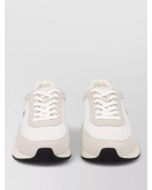 Boss Natural Leather Low-Top Sneakers for men