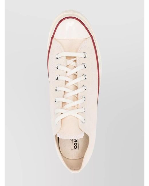 Converse White Canvas Low-Top Chuck 70 Sneakers for men