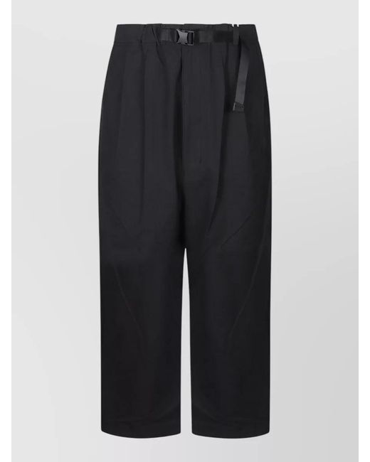 Comme des Garçons Blue Cotton Wide-Leg Relaxed-Fit Trousers for men