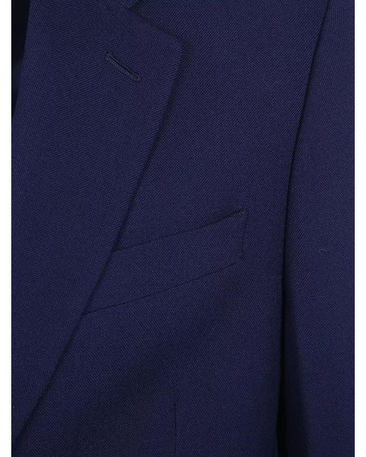 Paul Smith Blue Tailored Fit Two Button Suit Jacket for men