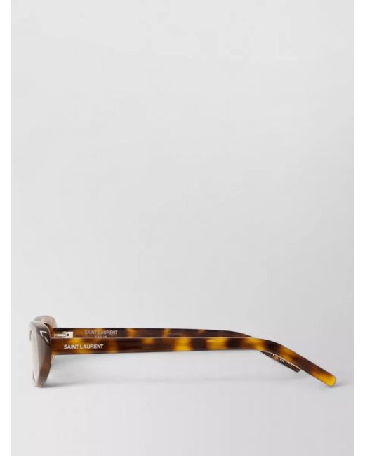 Saint Laurent Green Sl 557 Acetate Oval Sunglasses Tortoiseshell