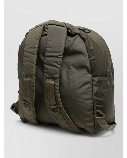 Porter-Yoshida and Co Green Backpack Adjustable Shoulder Straps Front Pocket Top Handle for men