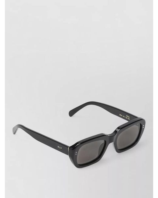 Retrosuperfuture Gray Acetate Square Sunglasses Dark Lenses Accents for men