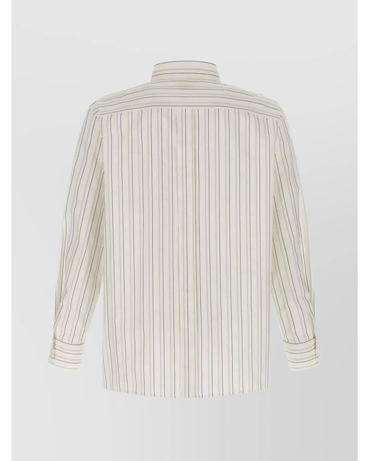 Saint Laurent White 'Cassandre' Shirt for men