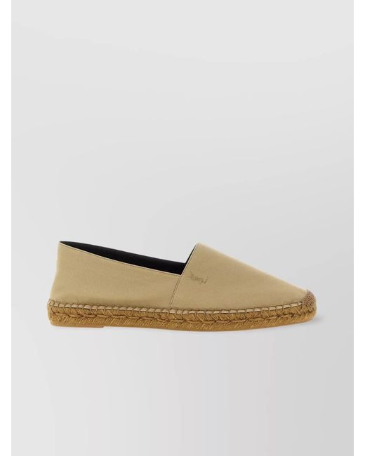 Saint Laurent Brown Cotton Espadrilles for men