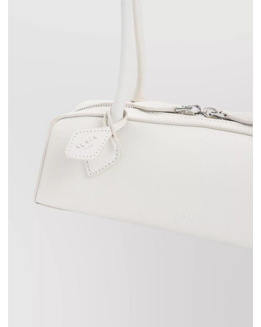 Alaïa White Leather Shoulder Bag