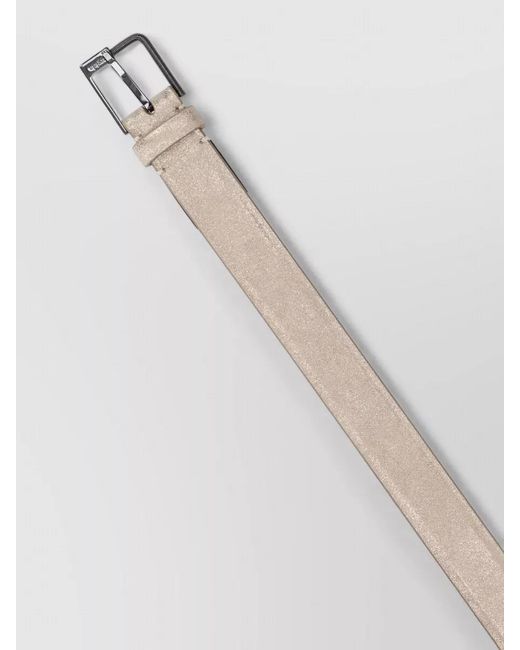 Maison Margiela White Leather Belt