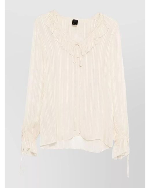 Pinko Natural Viscose Blouse