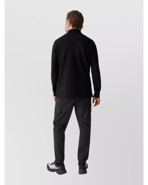 Belstaff Black Cotton Polo Shirt for men