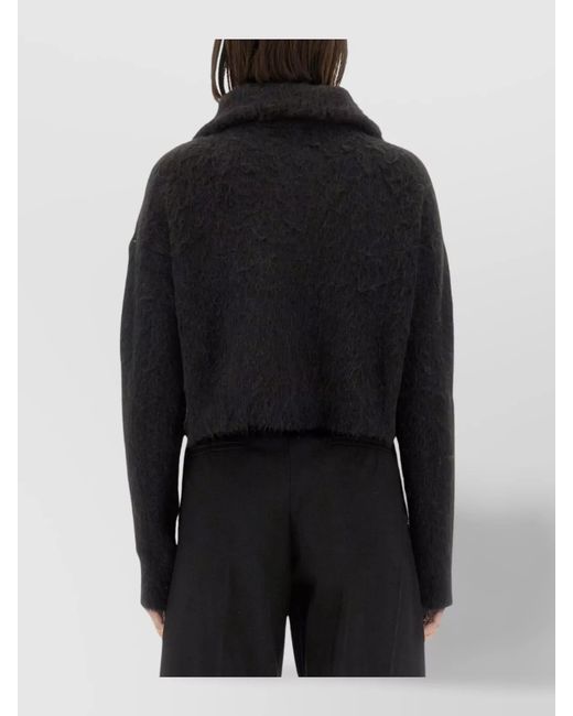 Sportmax Black Alpaca Regular-Fit Jumper