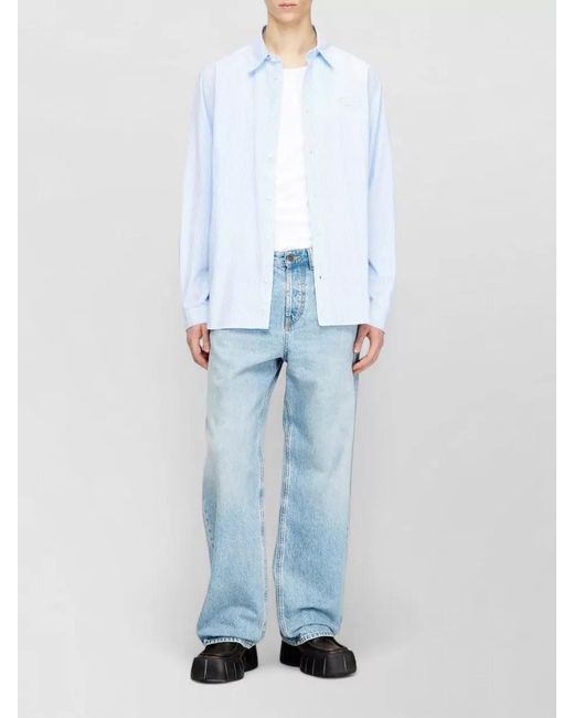 DIESEL White Striped Shirt for men