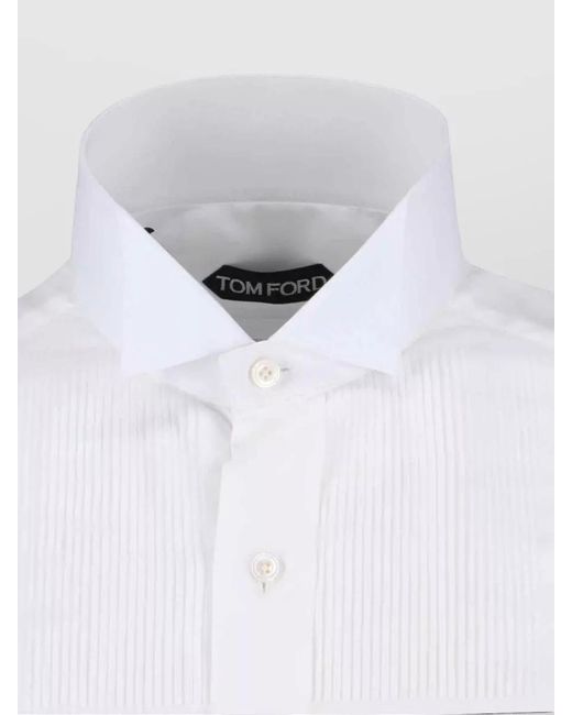 Tom Ford White Cotton Shirt for men