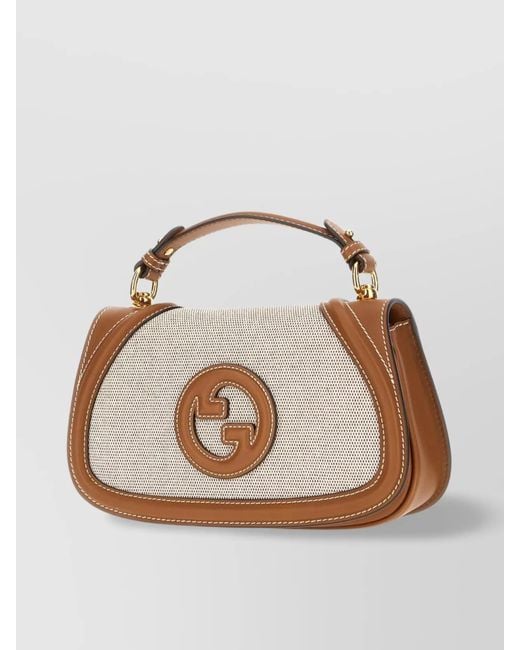 Gucci Brown Blondie Medium Fabric Shoulder Bag