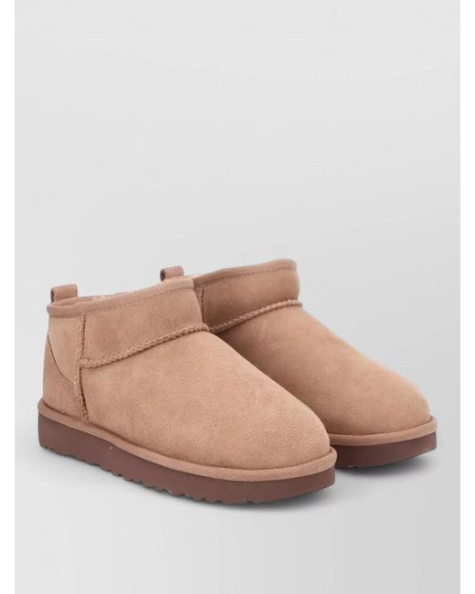 Ugg Natural Shearling Ankle Boots