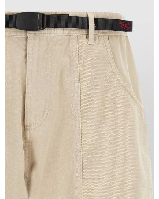 Gramicci Natural Cotton Cargo Bermuda Shorts for men