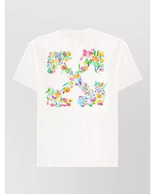 Off-White c/o Virgil Abloh White Logo Cotton T-Shirt