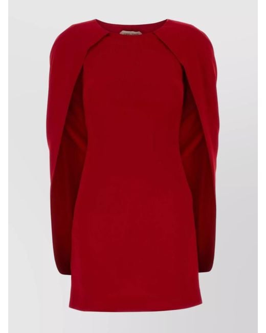 Alberta Ferretti Red Mini Dress