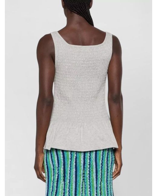 Dries Van Noten White Sleeveless Camisole