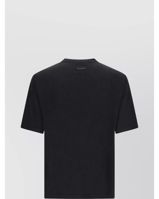 Fear Of God Black Short-Sleeve T-Shirt for men