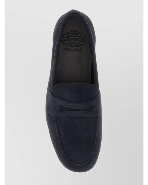 Church's Blue Suede Loafers for men