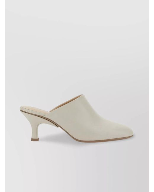 Tod's White Leather Sandals