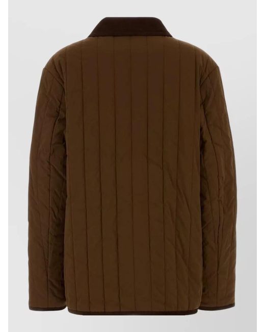 A.P.C. Brown Single-Breasted Jacket