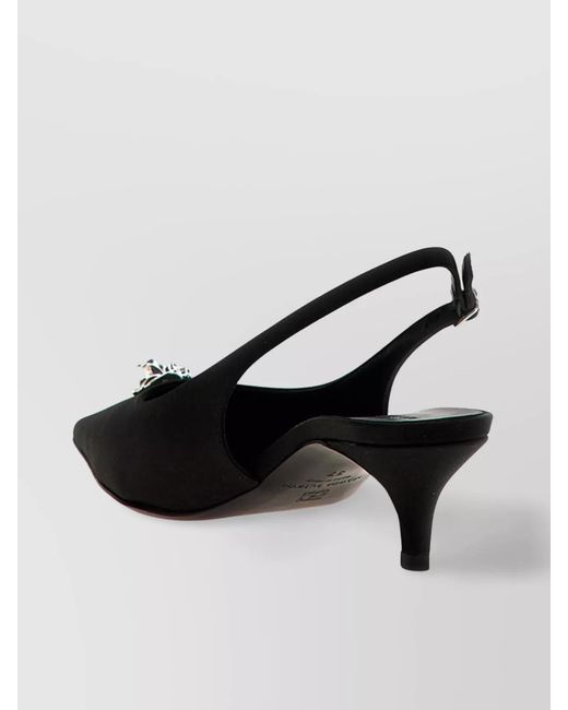 Magda Butrym Multicolor Silk Slingback Pumps