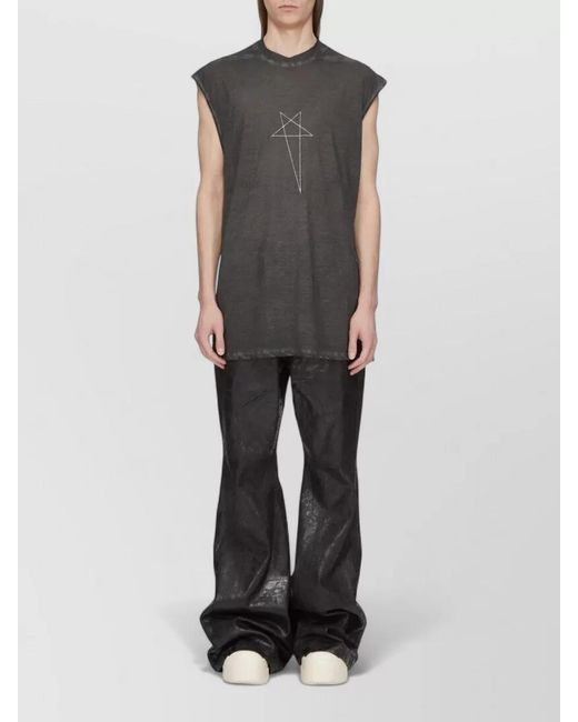 Rick Owens Multicolor Cotton Oversized Printed T-Shirt for men