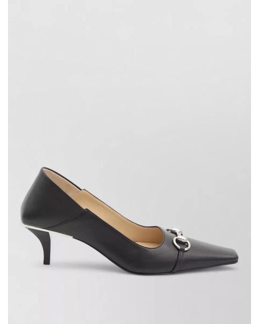 Gucci Multicolor Vittoria Leather Cone Heel Pumps
