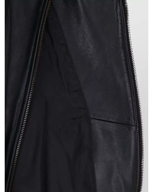 Polo Ralph Lauren Black Leather Coat