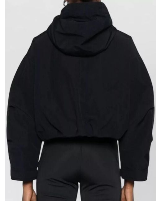 Moncler Blue Eucalyptus Hooded Jacket Long Sleeves Drawstring